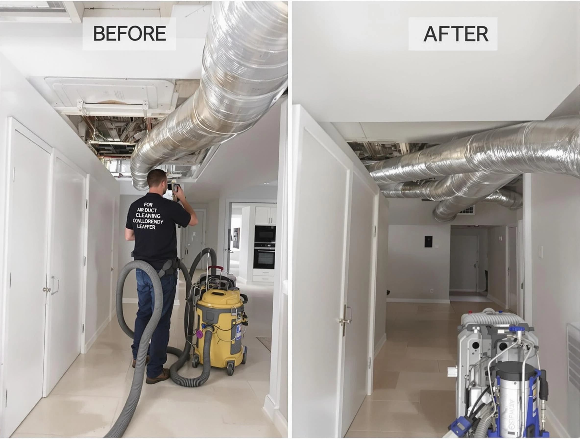 Chino Air Duct Cleaning professional performing thorough air duct cleaning in Chino